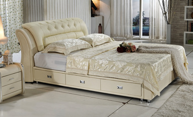 帝凰居新款歐式臥室多功能儲物床 優質工藝與實用設計的完美融合